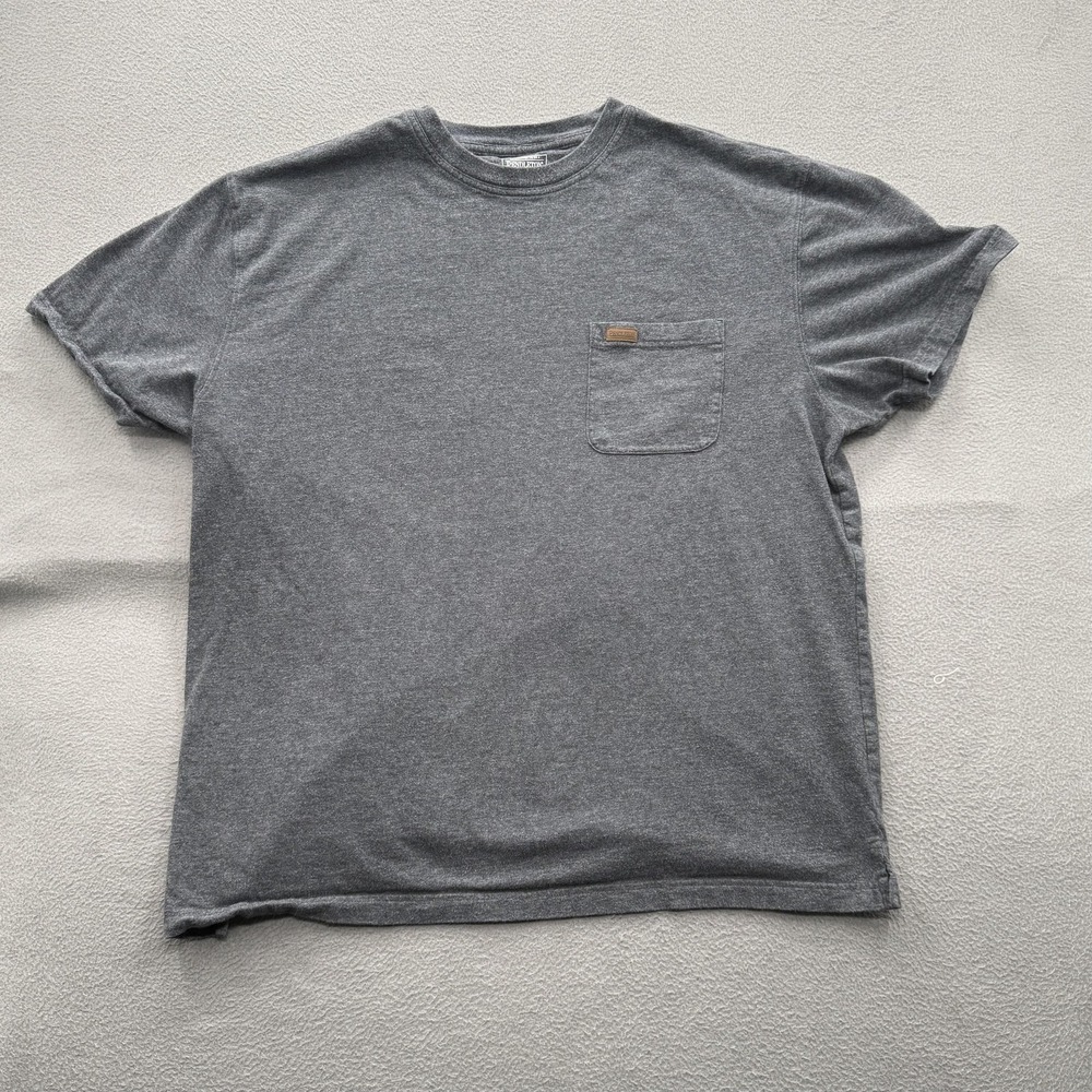 Pendleton Shirt Mens 2XL Gray Pocket Tee Tagless Cotton Casual Soft Basic